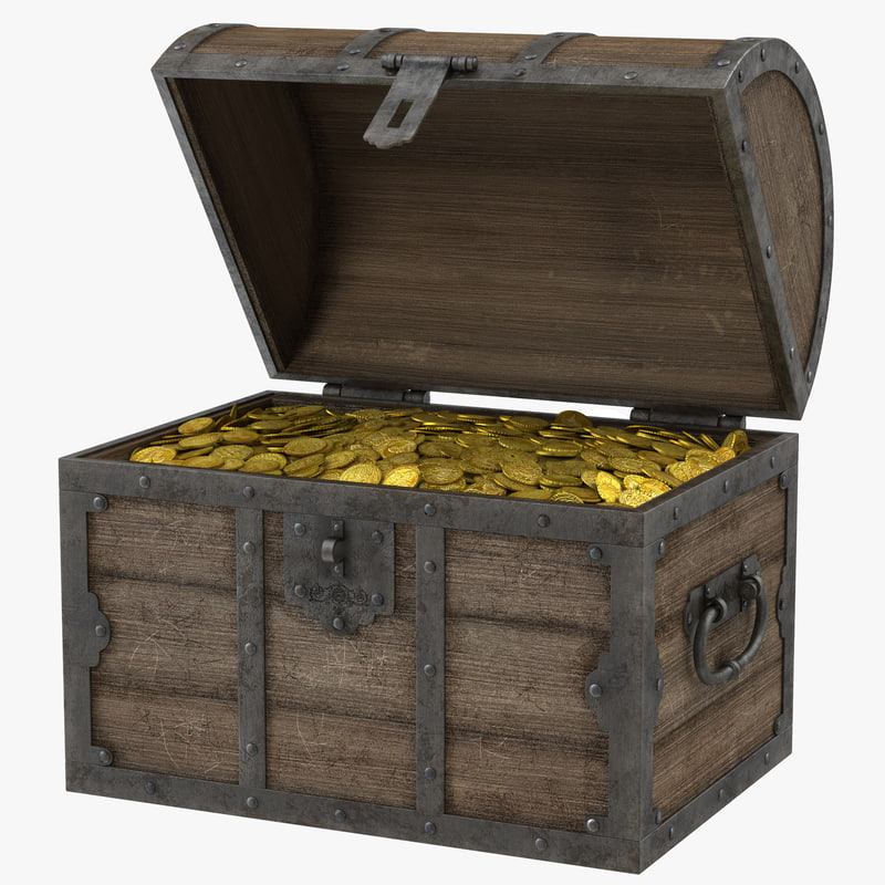 treasure chest 3d model