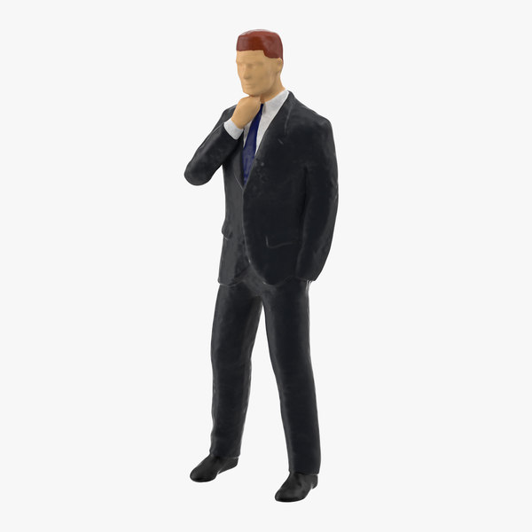 3ds max business man 05
