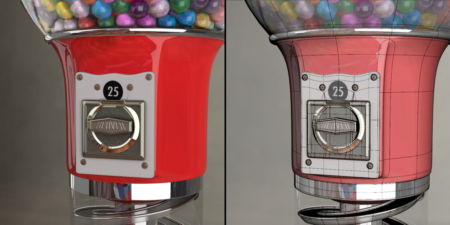 gumball machine 3d ma