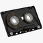 3d cassettes rendering plastic