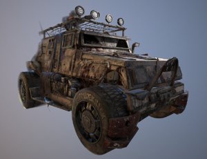 zombie killer jeep 3d ma