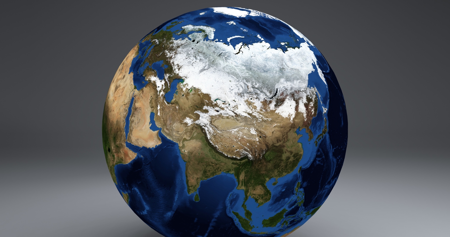 3d 21k earth globe model