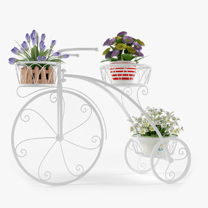 bicycle outdoor plant stand max