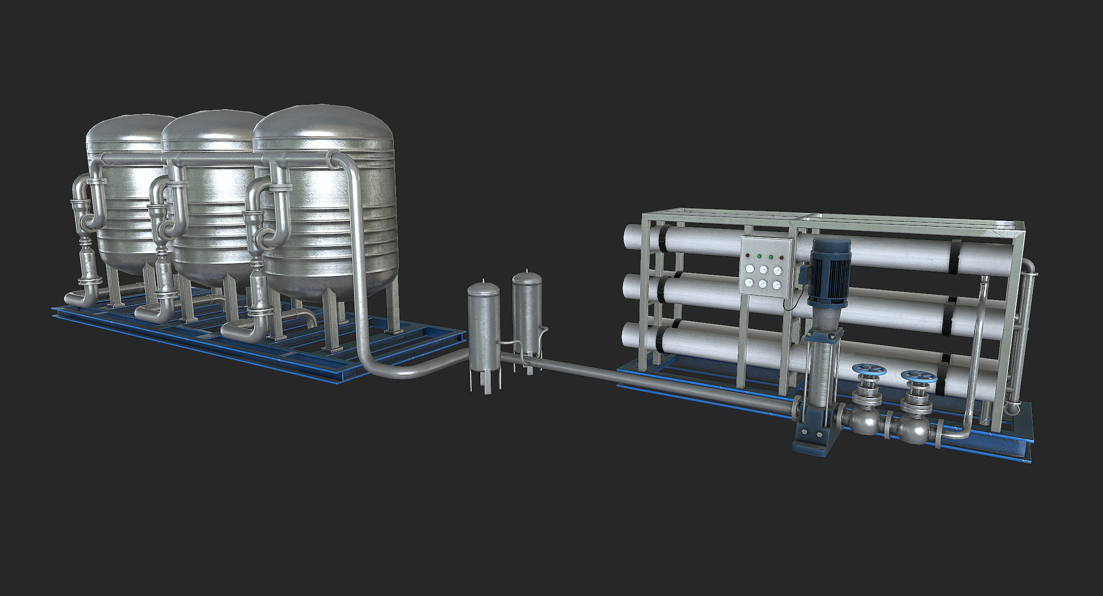 water filtration 3d model