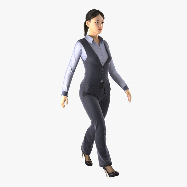 AsianBusinessWomanRigged3dmodel00.jpg617