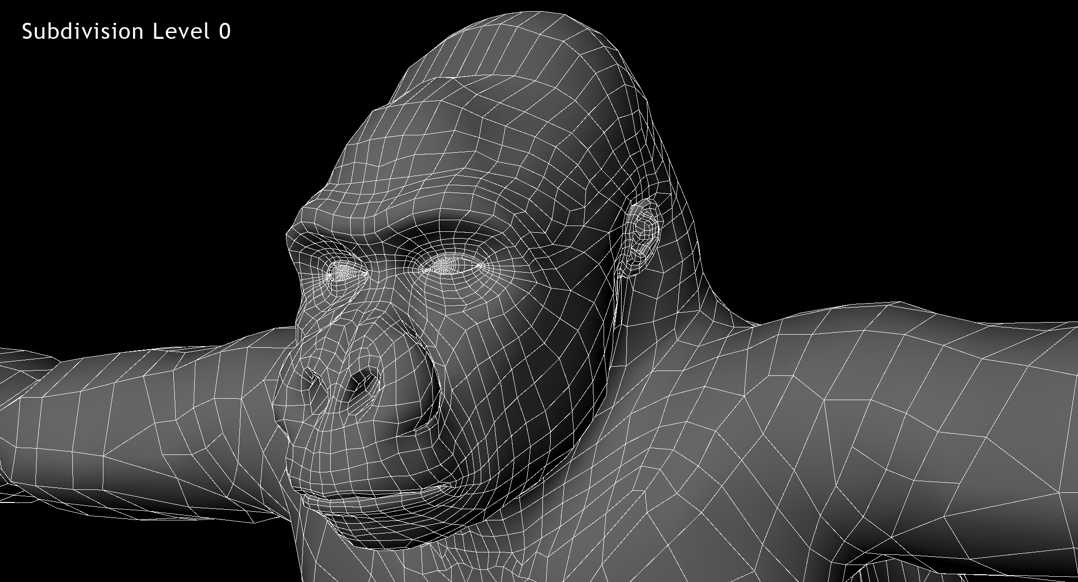 gorilla animation 3d obj