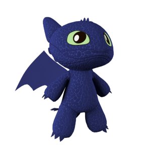3d toy dragon toothless