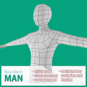 base mesh man max
