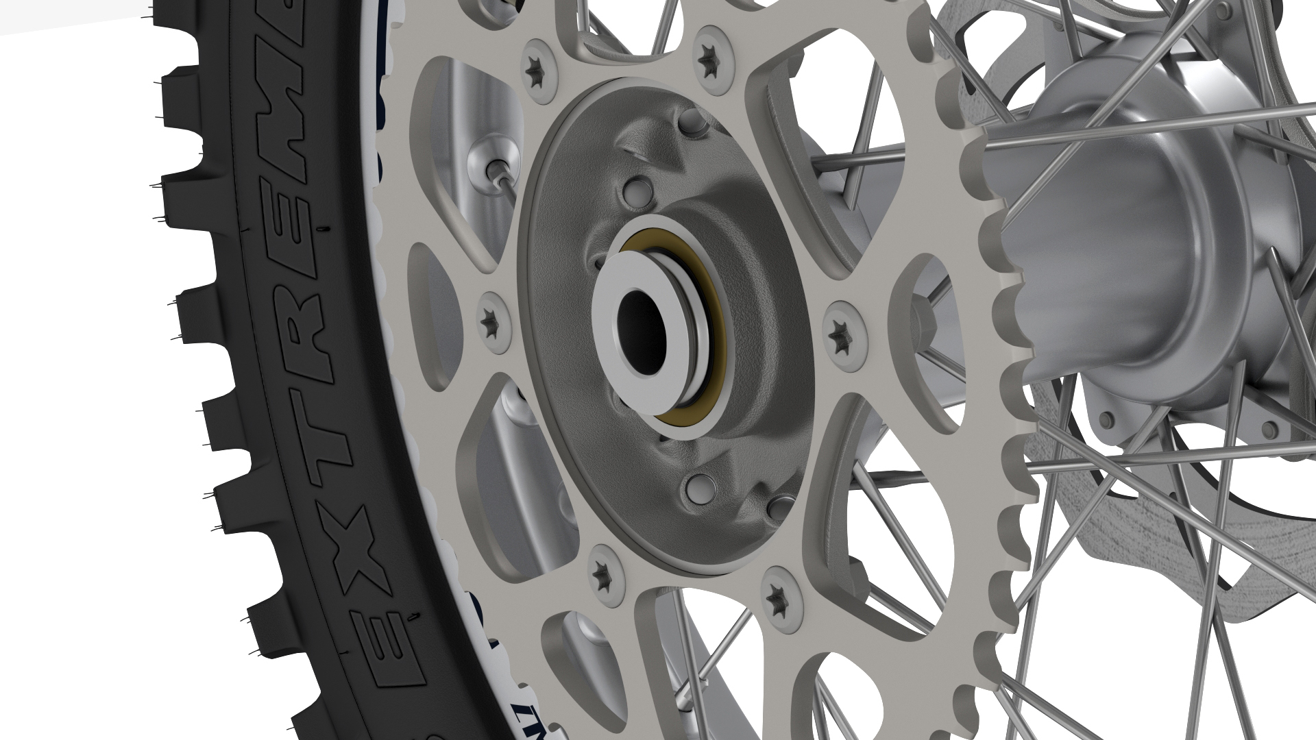 ktm oem enduro wheel 3d obj