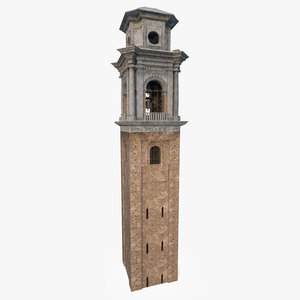 3d bell tower model