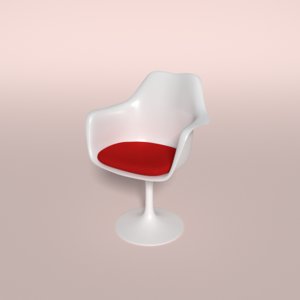 3d tulip chair model