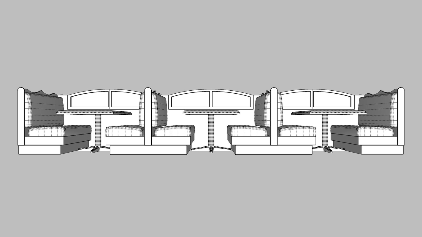 3d Restaurant Booth Tables Model   RestaurantFurnitureBoothsTablesWIRE0001 5ed93dca 6865 4eaa A113 1e02be9a6ea0DefaultHQ 