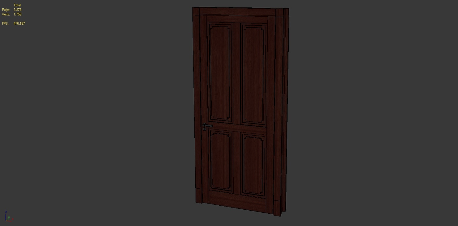 3d model door