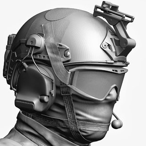 special force soldier zbrush 3ds