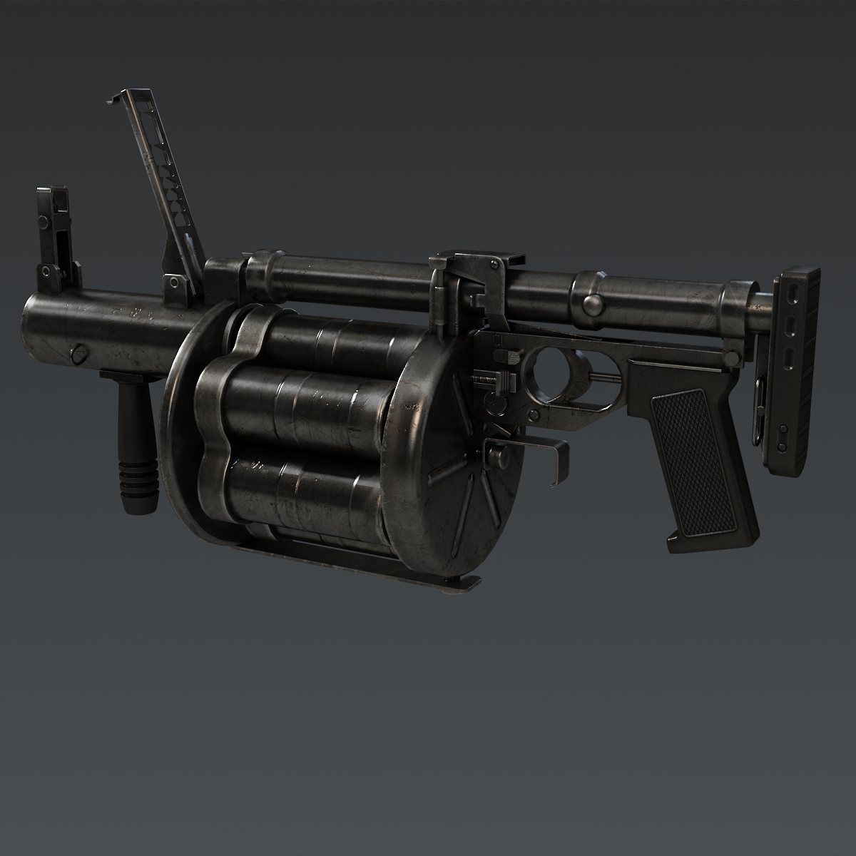 3d max rg-6 grenade launcher