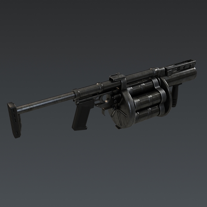 3d max rg-6 grenade launcher