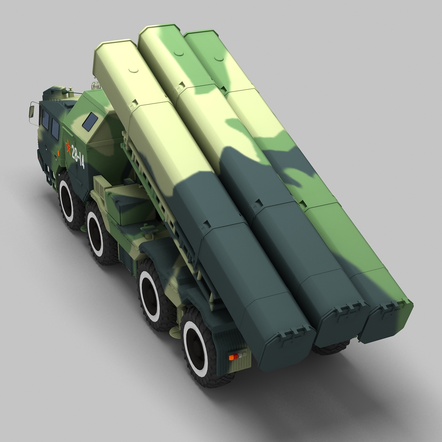 cj-10 long range cruise missile 3d max