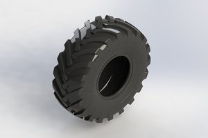 free tractor tyre 3d model