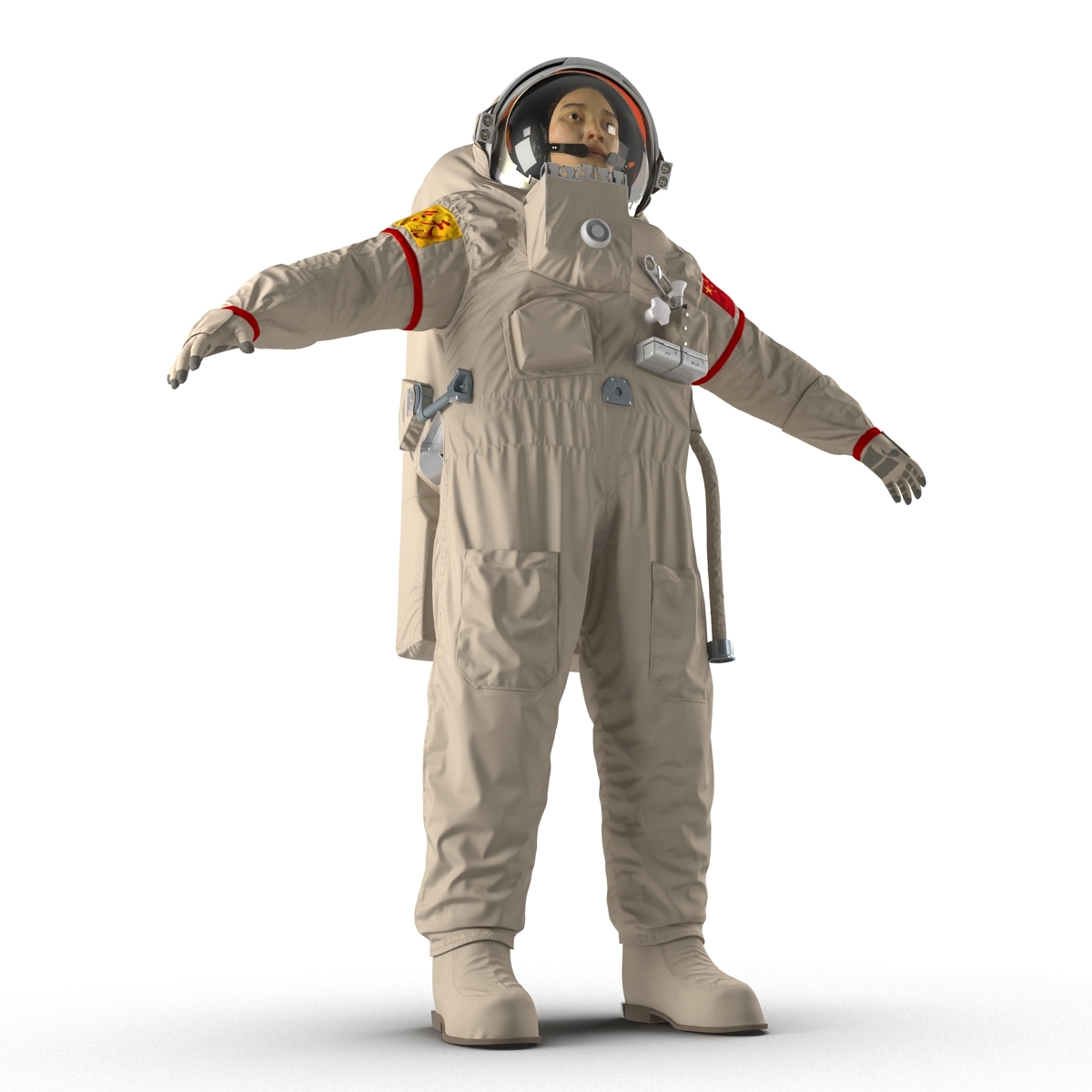 Space worn. Incendiary Experimental Nishina spacesuit.