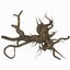 3d roots tree model