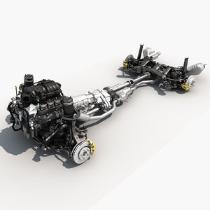 Car Chassis 3d Model Free Download