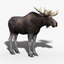 moose fur rigged 3d max