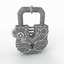 keys locks 3d model