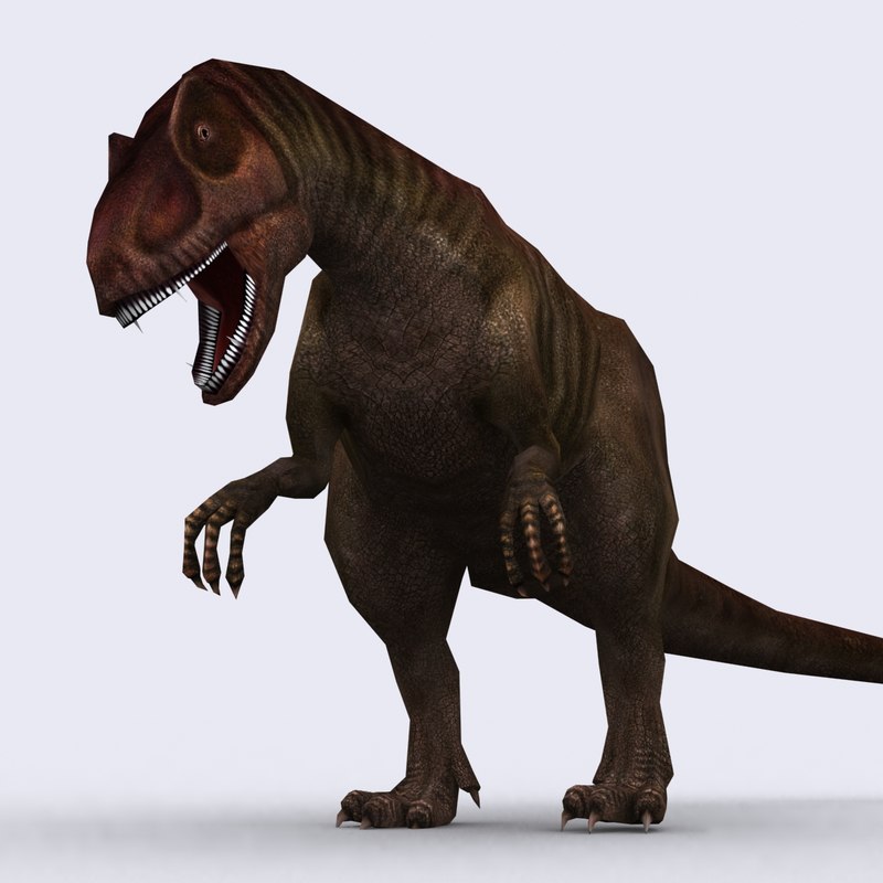 - allosaurus 3drt 3d 3ds