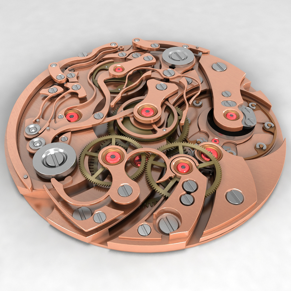 watch mechanism v5 3d max