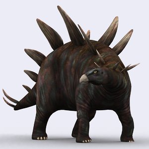 3d model of - stegosaurus