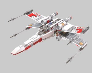 x-wing starfighter lego dxf