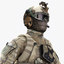 3d model special force soldier character