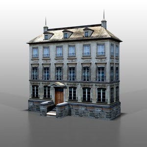 house french 3d max