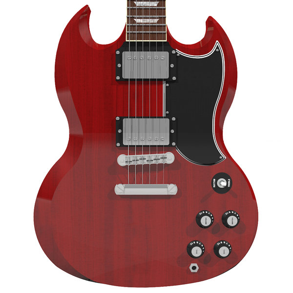 gibson sg 3d model