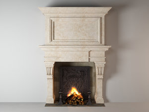 fireplace untitled 3d model
