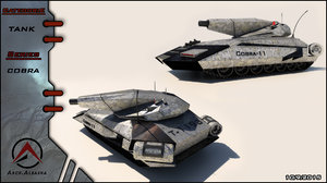 3d tank future model