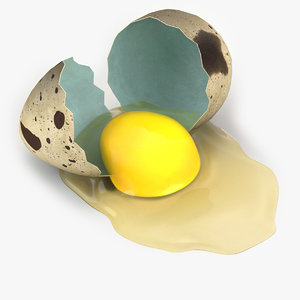 3d quail eggs