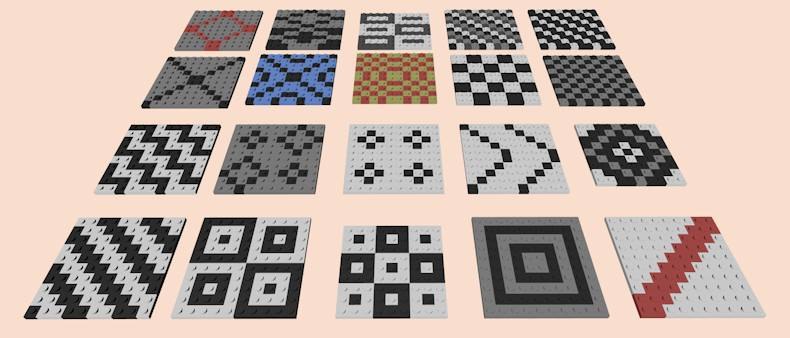 Lego 20 Floor Base 3ds Lego 20 Floor Base Pattern Set 10x10 Or 9x9