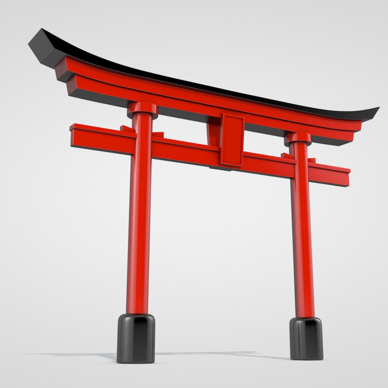 torii gate c4d