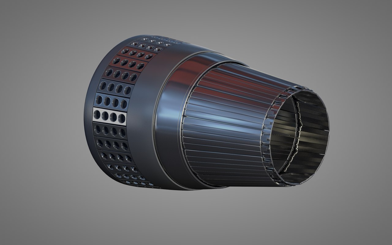 3d-model-of-thruster-jet-spaceship