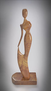 modern female sculpture 1 3d 3ds