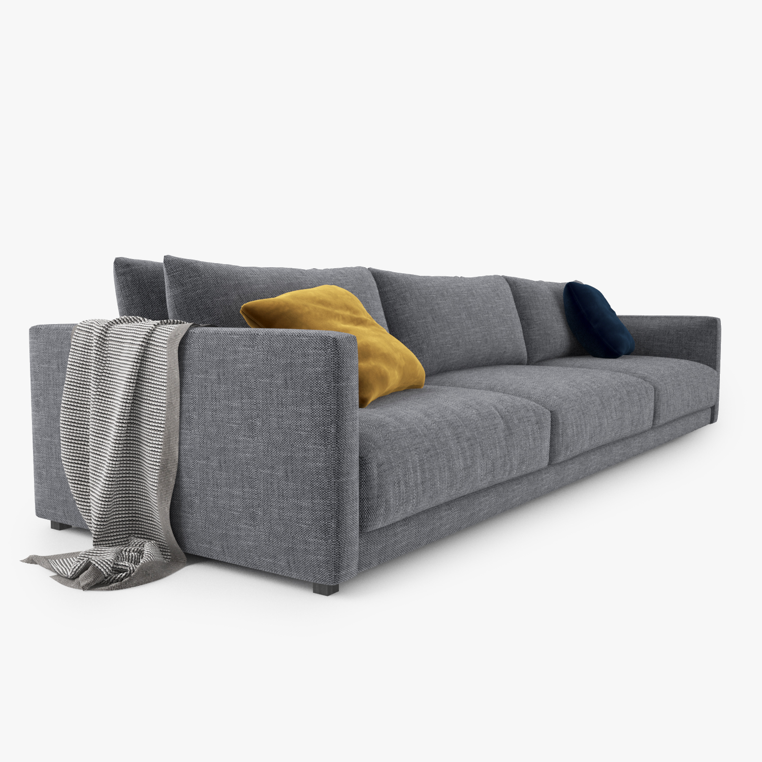 poliform bristol seater sofa 3d max