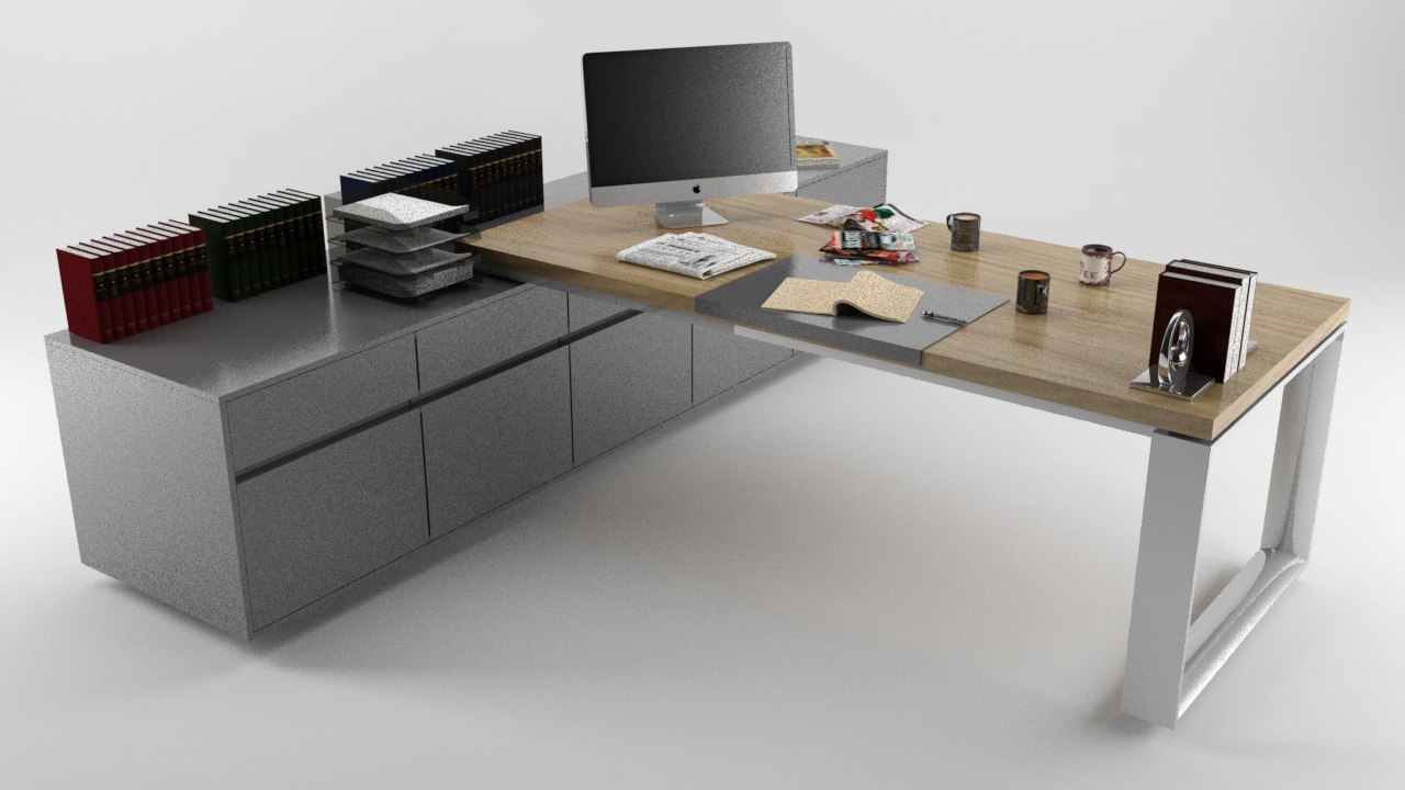 office desk 3d model