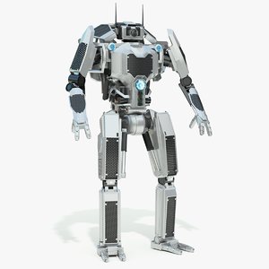 sci-fi robot 3d max