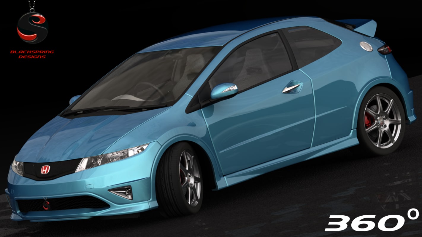 Honda civic 3d model