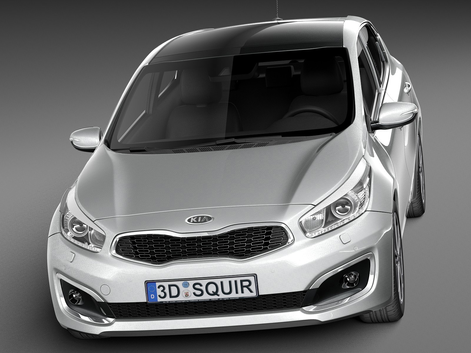 Kia 5-door Ceed 3d Model