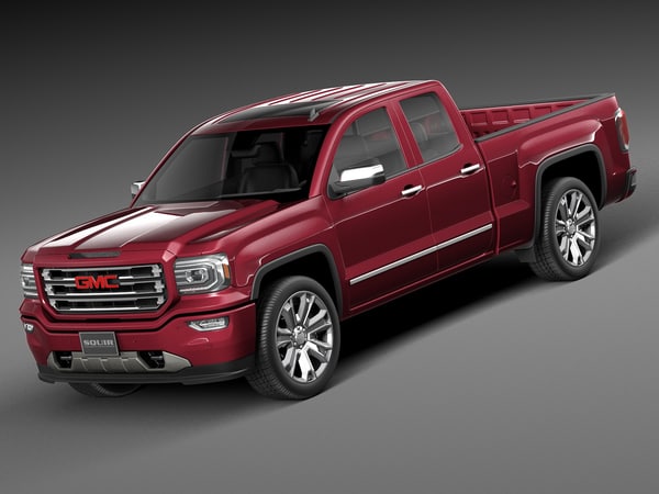 Gmc Sierra 2016 3d Modell Turbosquid 959807