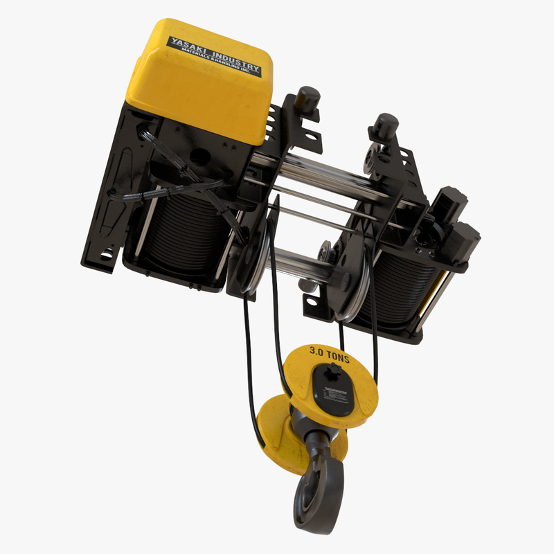 obj overhead crane trolley