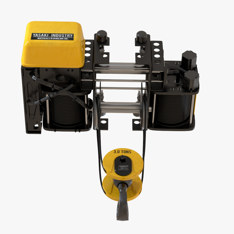 obj overhead crane trolley