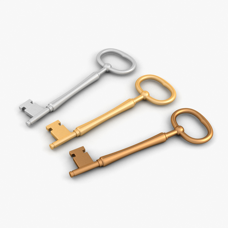 3ds max keys silver bronze